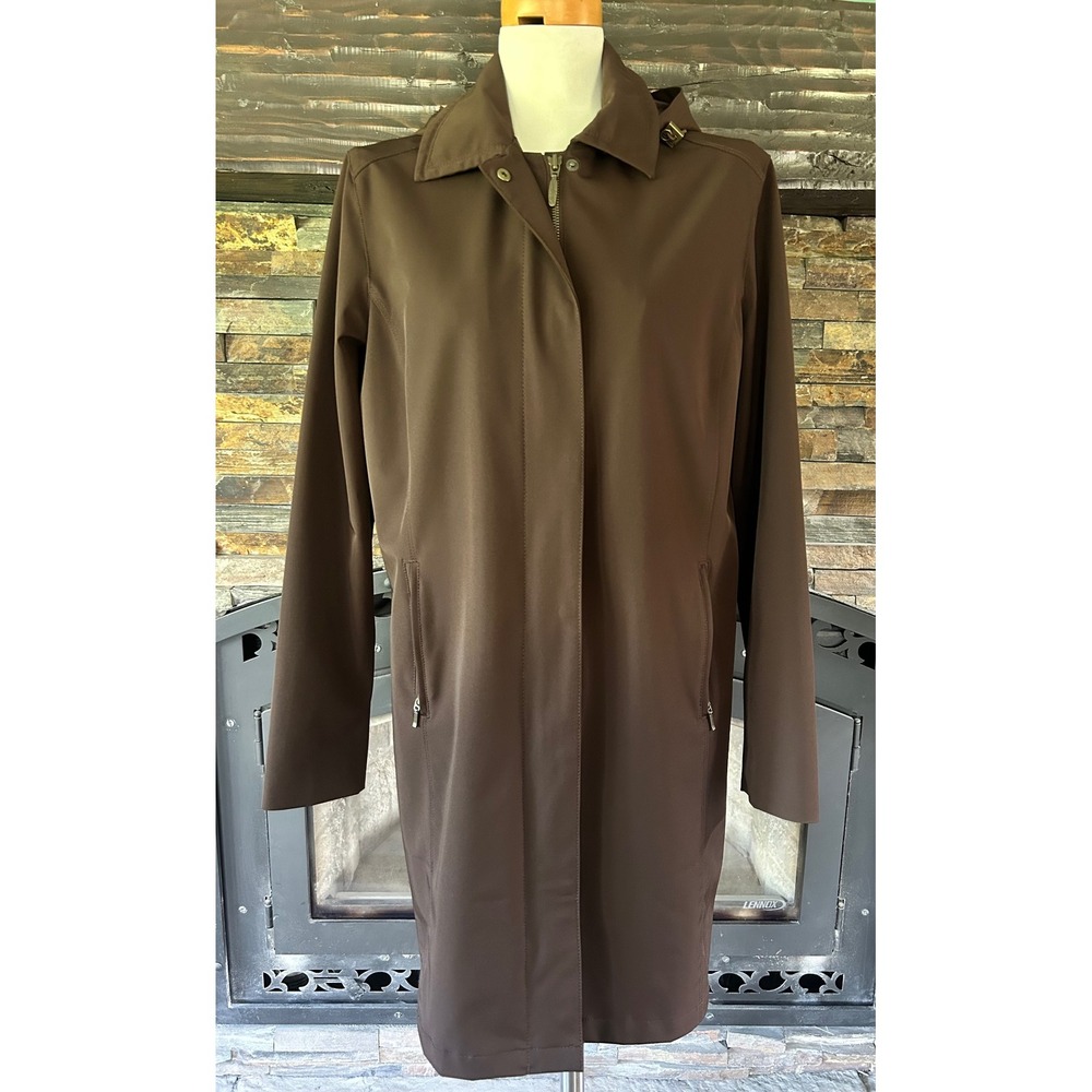 Eddie Bauer Brown Trench Coat